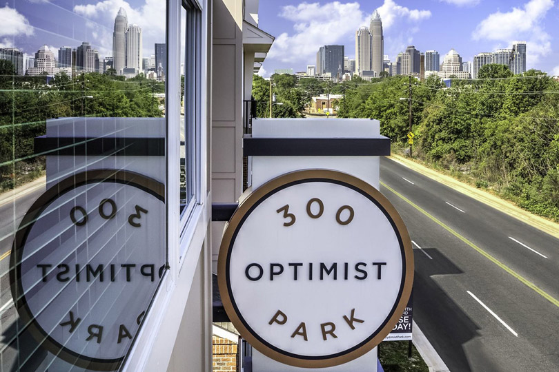 300 Optimist Park sign