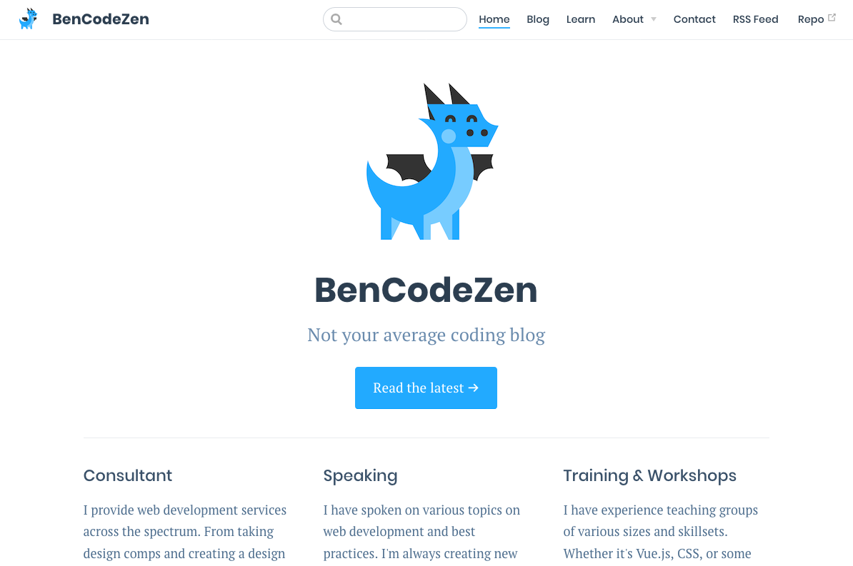 BenCodeZen site